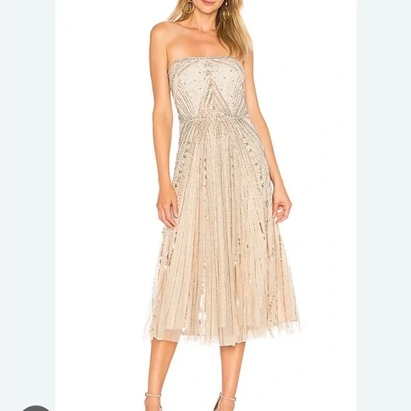 beige slip under dress Mini Slip Dress – SPELL main image 1